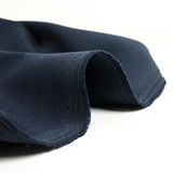 Crêpe polyviscose marine