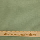 Cotton 100% khaki honeycomb