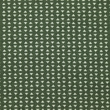 Jersey de coton imprimé sablier graphique fond vert militaire