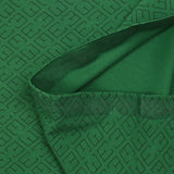 Jersey de coton imprimé monogramme fond vert forêt