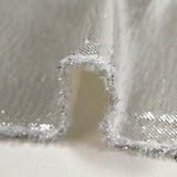 Lamé de polyamide et acétate argenté