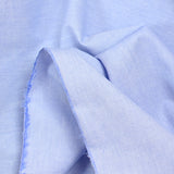 Chambray de coton bleu lavande