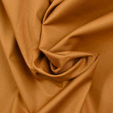 Popeline de coton camel