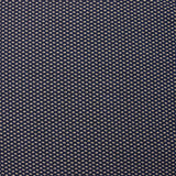Jersey de coton imprimé grain de café fond bleu nuit