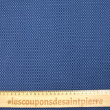 Cotton jersey printed with checkerboard lines, dark blue background