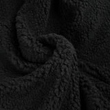 Fausse fourrure mouton noir