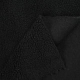 Fausse fourrure mouton noir