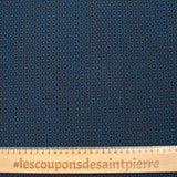 Jersey de algodón con estampado de estrellas geométricas negro y petróleo