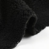 Fausse fourrure mouton noir