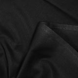 Creton de algodón negro