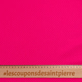 Jersey nid d'abeille fuchsia