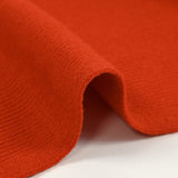 Maille de laine côtelée Nicila orange sanguine