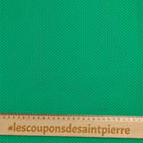 Jersey nid d'abeille vert pelouse