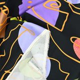 Satin de algodón Elastane -face Black Fondo