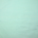 Coton imprimé à carreaux vert