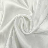 Satin de polyester Maya blanc
