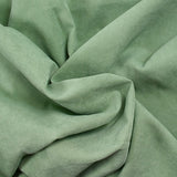 Green cupro effect polyester