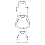 Patron de Couture plastron et pull sans manches femme BRISBANE