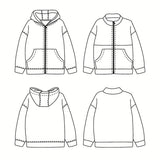 Liverpool children's sewing pattern zipped