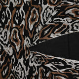 Milan Milano Polyviscose Grey Bark y fondo negro marrón