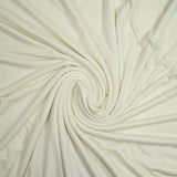 Jersey de viscose flammé fin blanc cassé