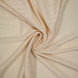 Jersey pointelle 100% coton écru