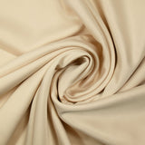Crêpe de polyester satiné ivoire