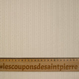 Jersey pointelle 100% coton écru