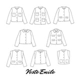 Trench couture pattern and Emile coat