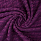Polyviscose jacquard purple braids