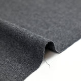 Flanelle de laine fine gris anthracite
