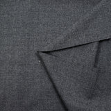 Flanelle de laine fine gris anthracite