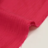 Polyviscose fluide striée framboise