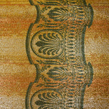 Golden lamé jersey pride ancient dark green