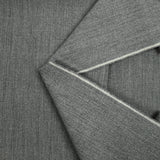 Tissu tailleur en laine gris chiné