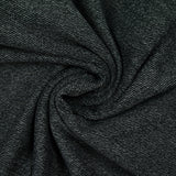 Lainage polyviscose gratté noir