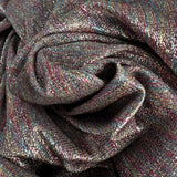 Maille viscose lurex arc-en-ciel