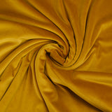 Very soft ocher velvet jersey
