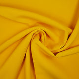 Crêpe viscose élasthanne jaune soleil