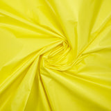 Tissu imperméable fin polyester jaune néon