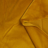 Very soft ocher velvet jersey