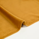 Very soft ocher velvet jersey