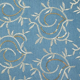 Jean's Amanda brodé bleu clair