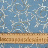 Jean's Amanda brodé bleu clair