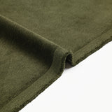 Fine polyester velvet khaki ribs