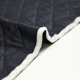 Matelassé poliéster azul oscuro losange