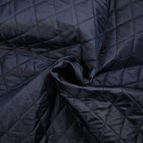Matelassé poliéster azul oscuro losange