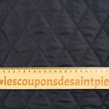 Matelassé poliéster azul oscuro losange