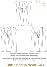 Patron de couture Combinaison MARGAUX