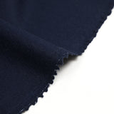 Caban de laine bleu marine